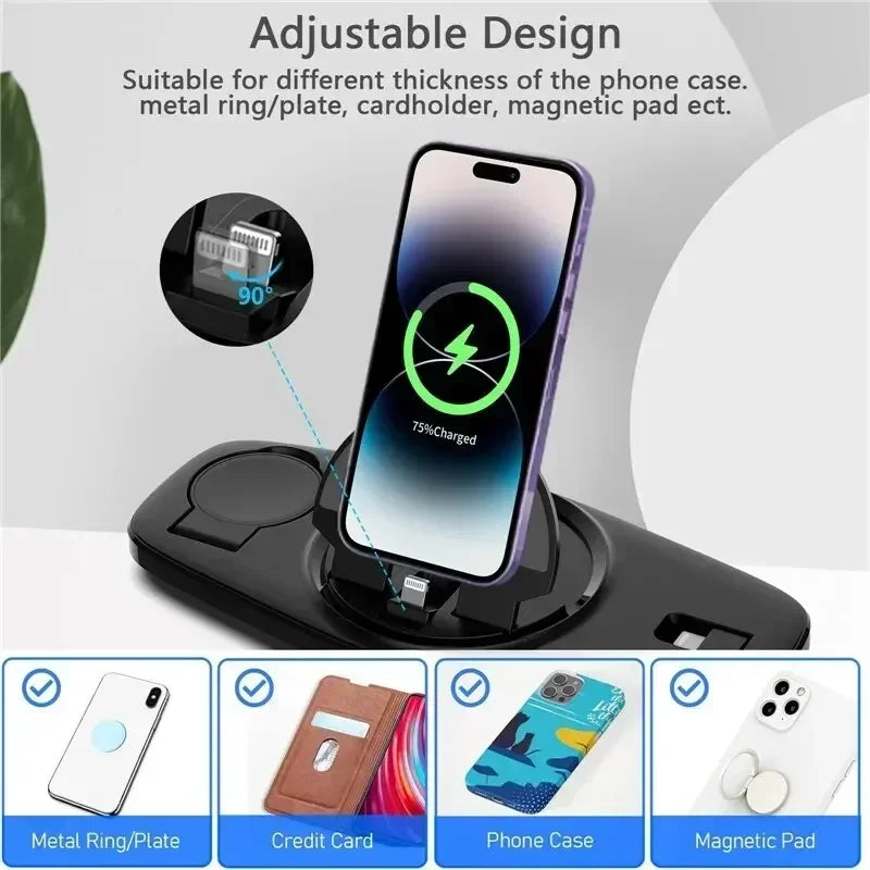 Foldable 3-in-1 Charger