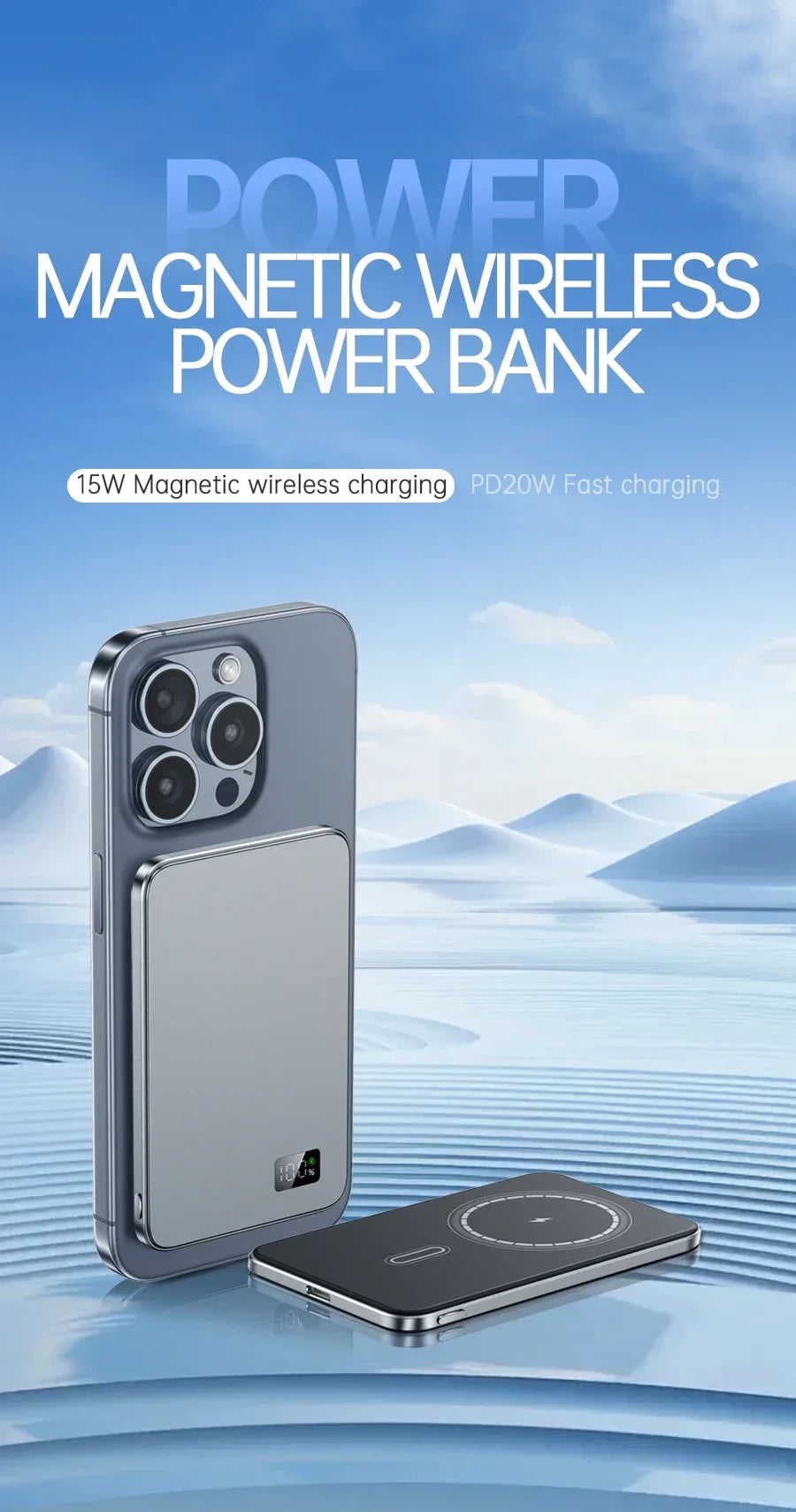 3-in-1 Magnetic Power Bank