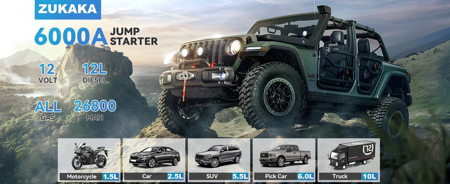 ZUKAKA Car Jump Starter