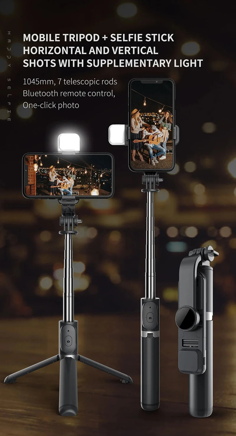 Lenovo Selfie Stick with LED Fill Light