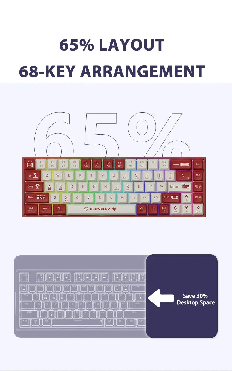 AJAZZ AK680 Mechanical Keyboard