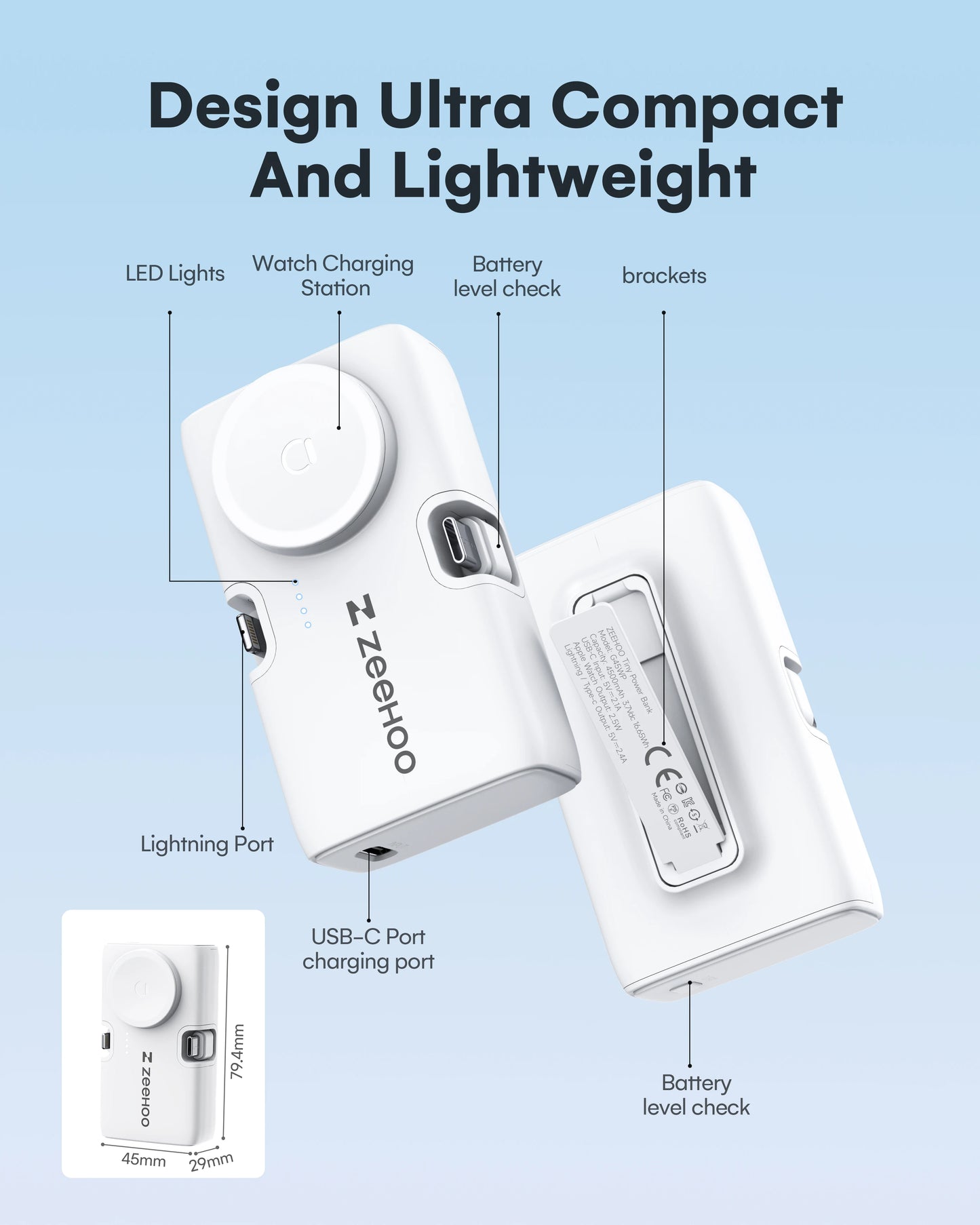 Portable PowerPlus 3-in-1 Power Bank