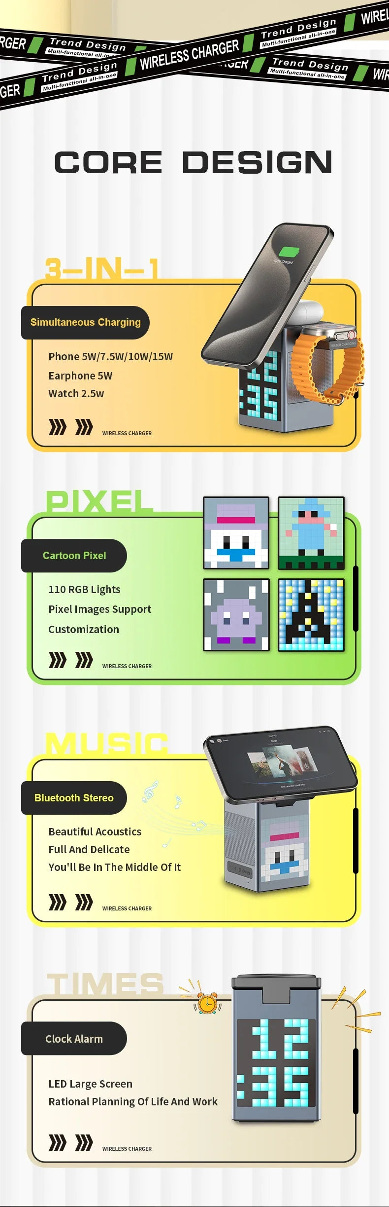 Magnetic Multi-Function Speaker