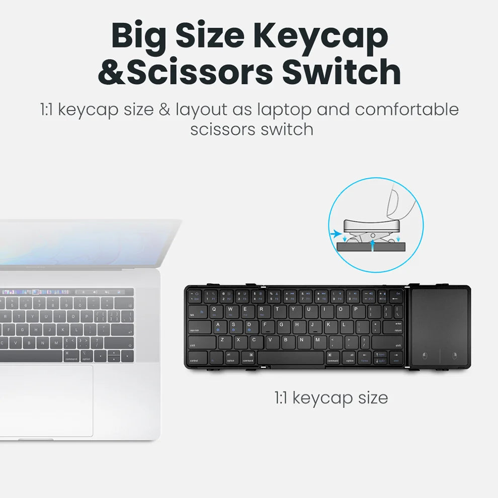 SeenDa Tri-Folding Wireless Keyboard