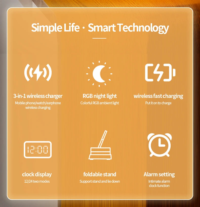 3-in-1 Wireless Charging Dock