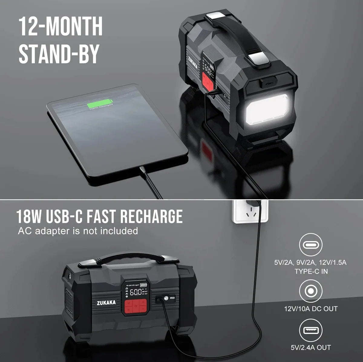 ZUKAKA Car Jump Starter