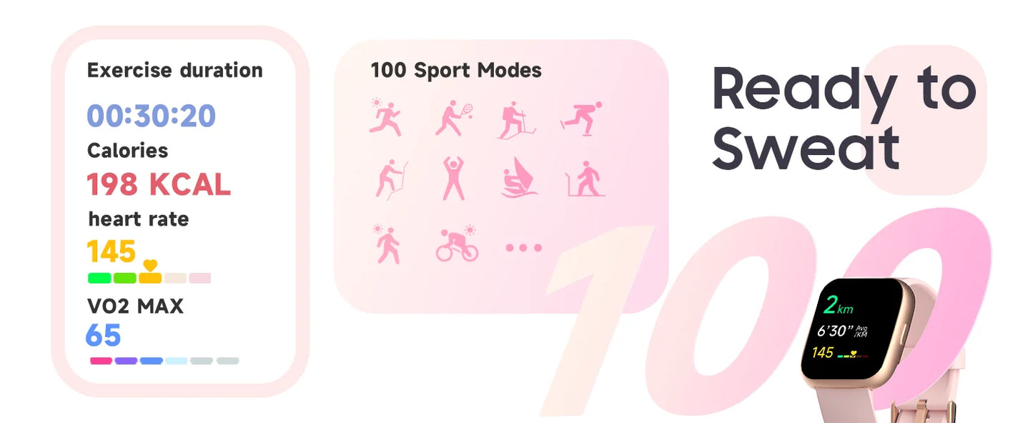 TOOBUR Smart Watch with Alexa Built-In