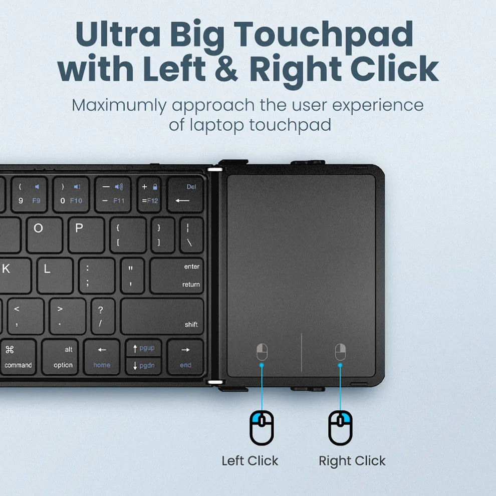 SeenDa Tri-Folding Wireless Keyboard
