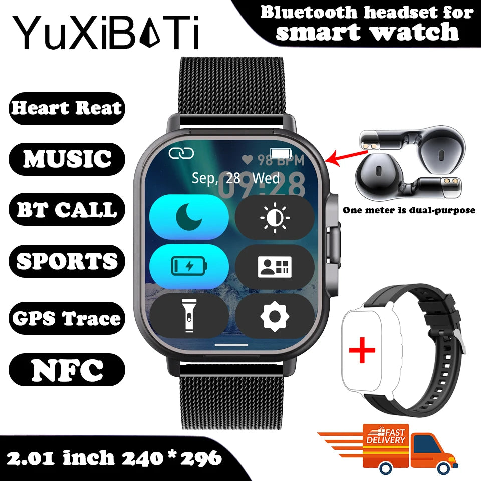 2024 New TWS 2-in-1 Smart Watch