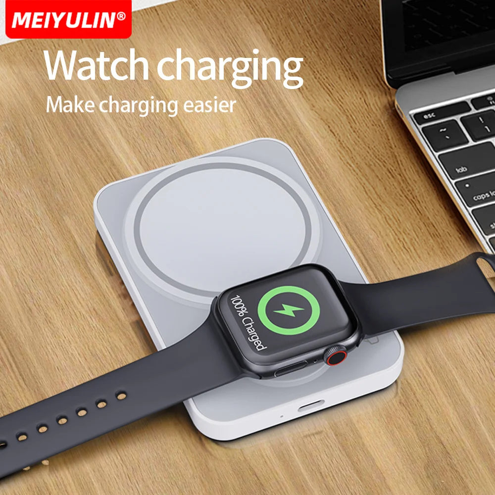 3-in-1 Wireless Magnetic Power Bank