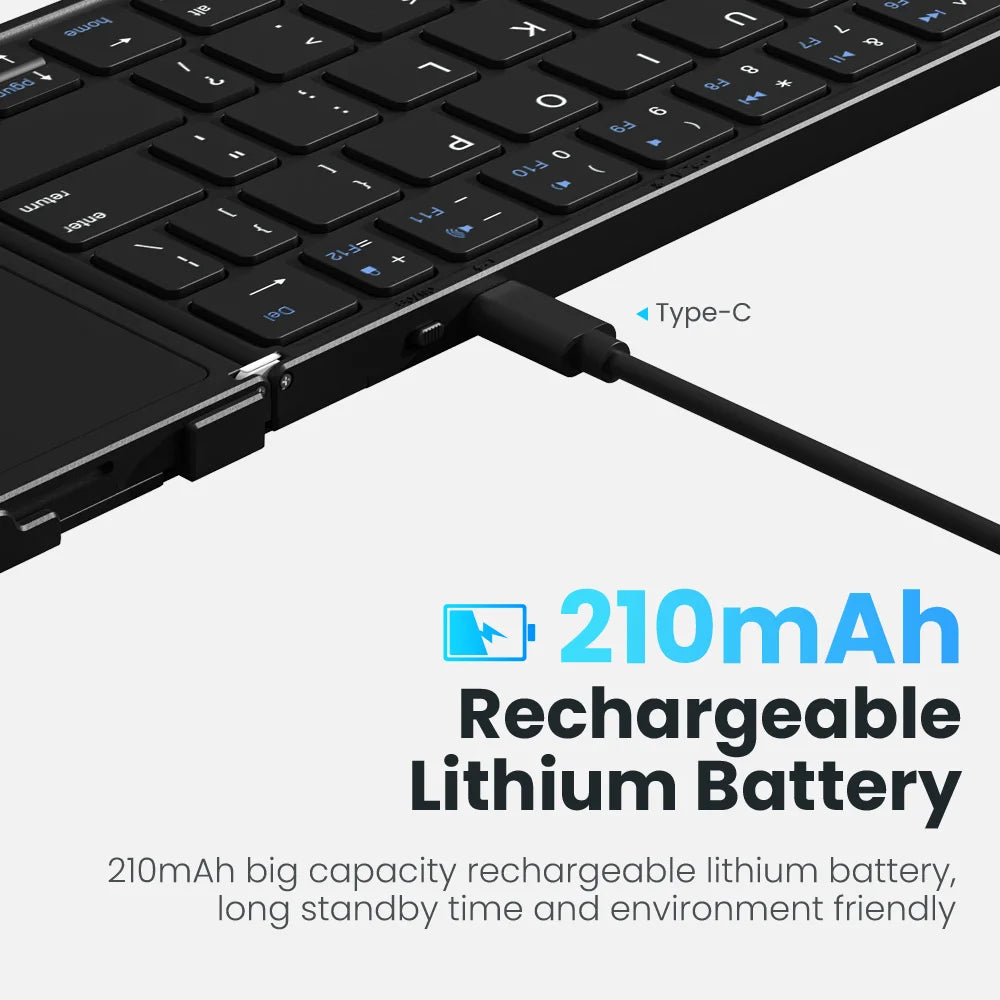 SeenDa Tri-Folding Wireless Keyboard