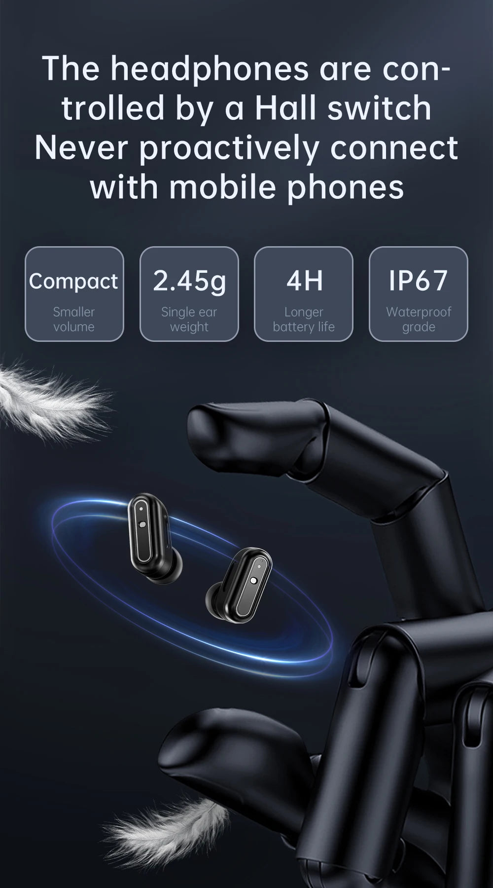 2024 2-in-1 Smartwatch with TWS Bluetooth Earphones