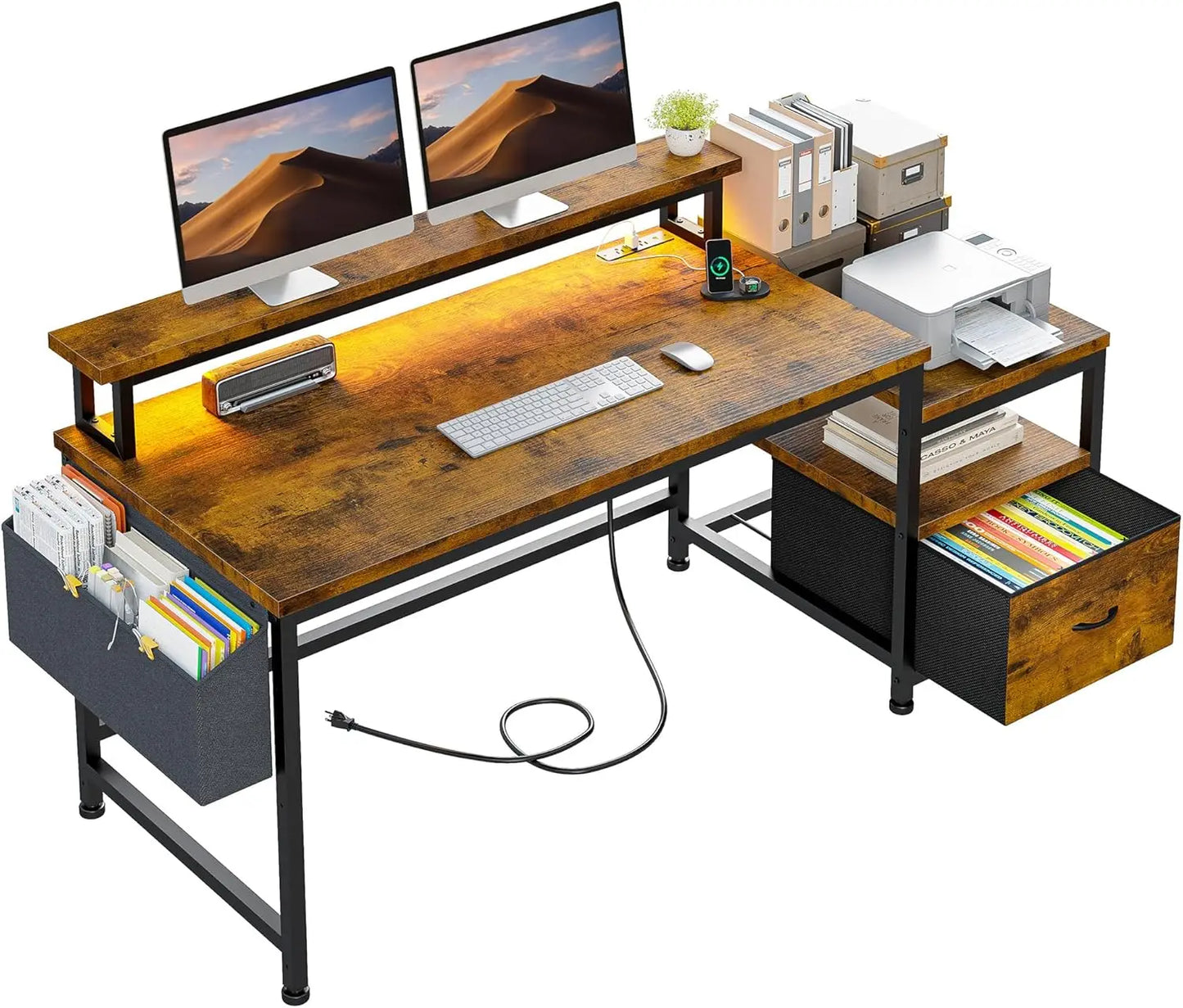56.5" Computer Desk