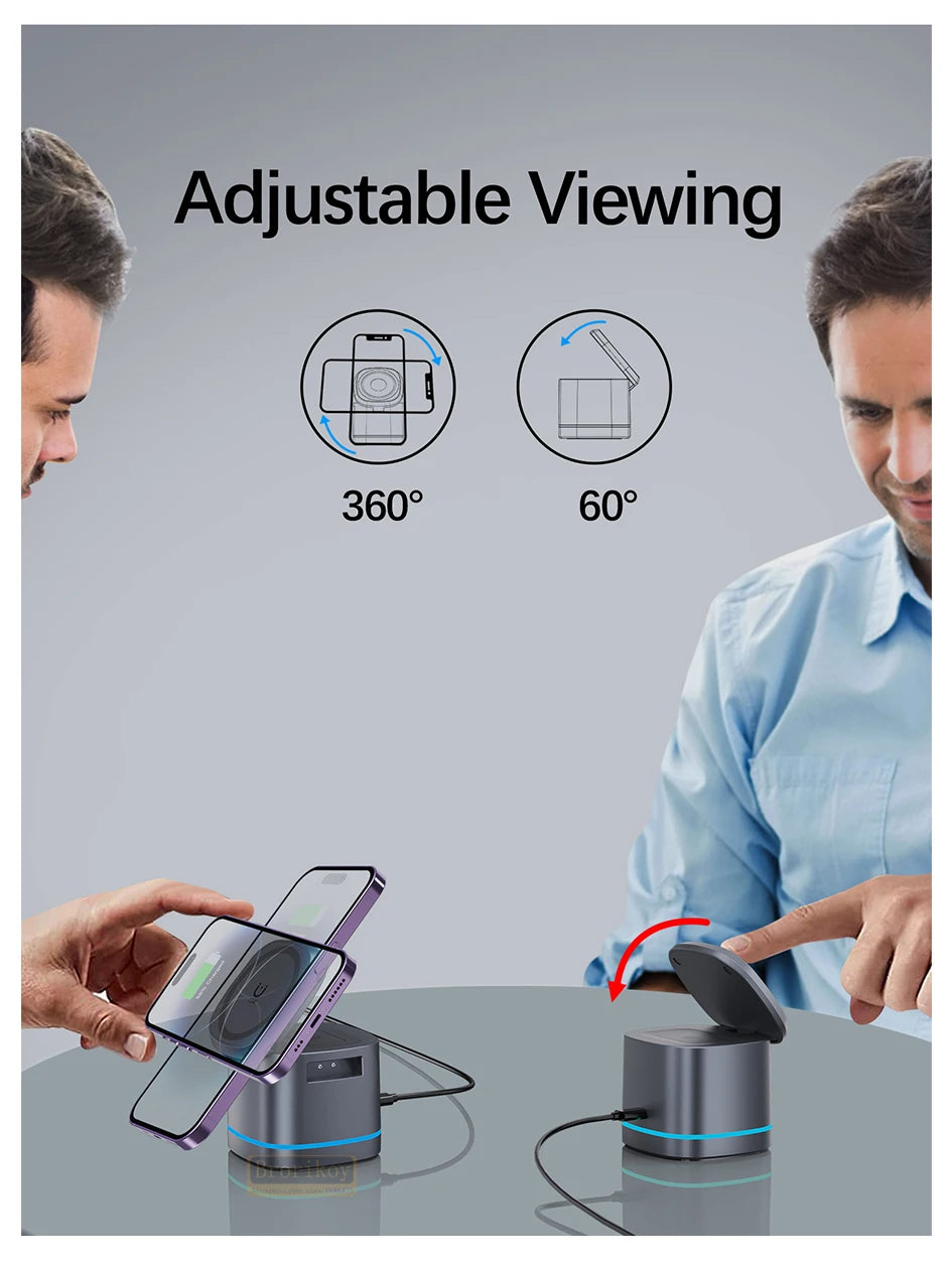 Transparent 3-in-1 Charger