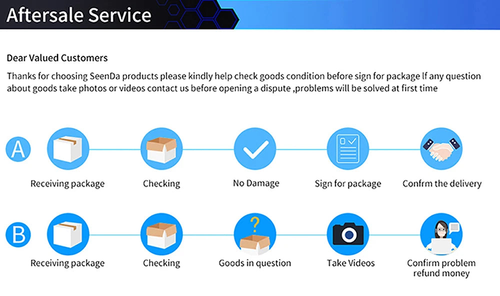 SeenDa Tri-Folding Wireless Keyboard