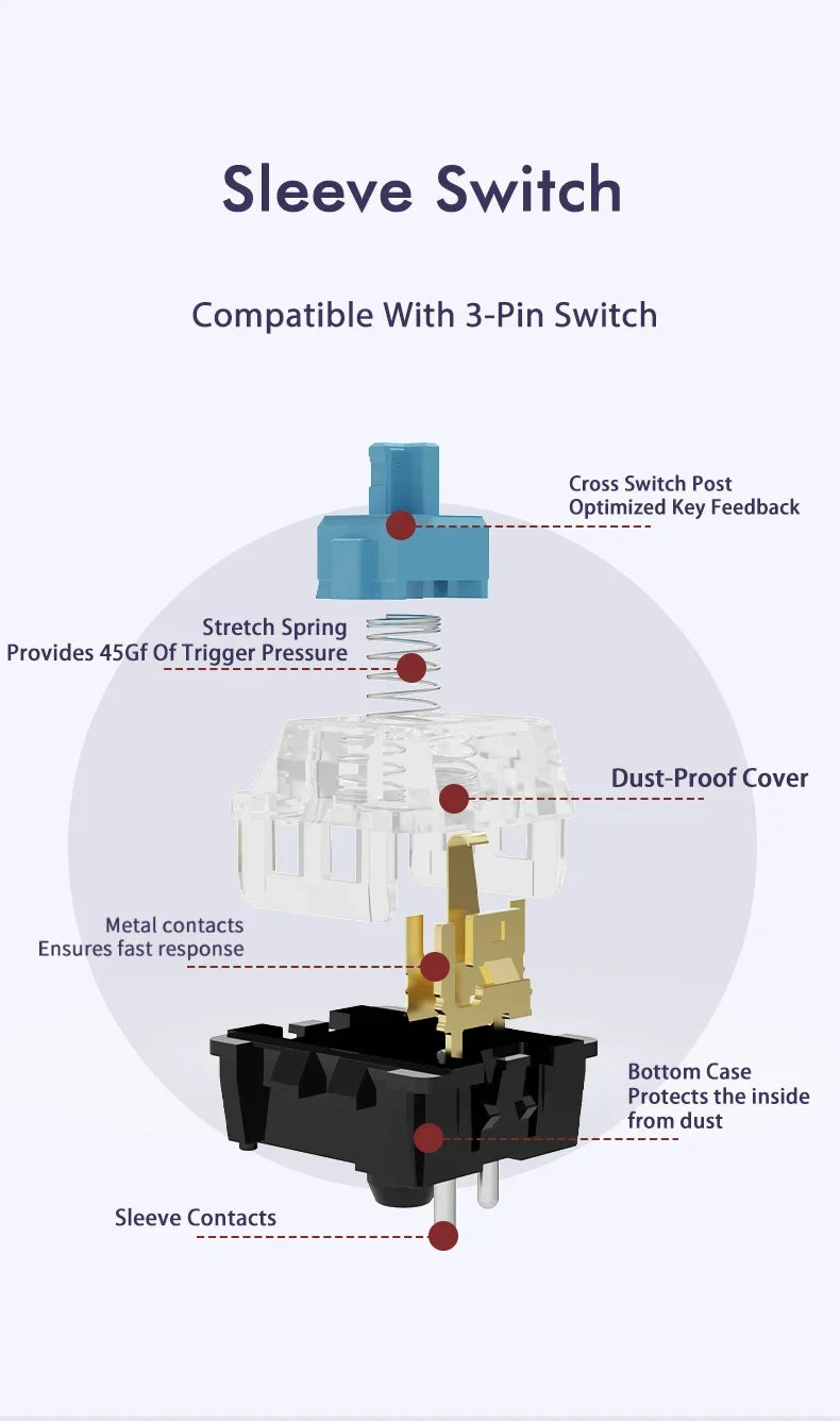 AJAZZ AK680 Mechanical Keyboard