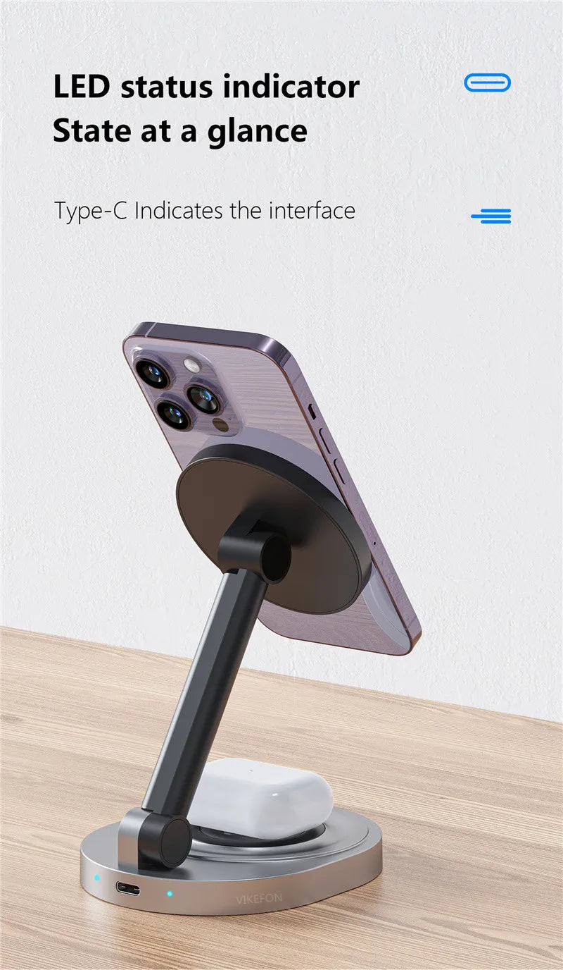 Foldable 3-in-1 Charger