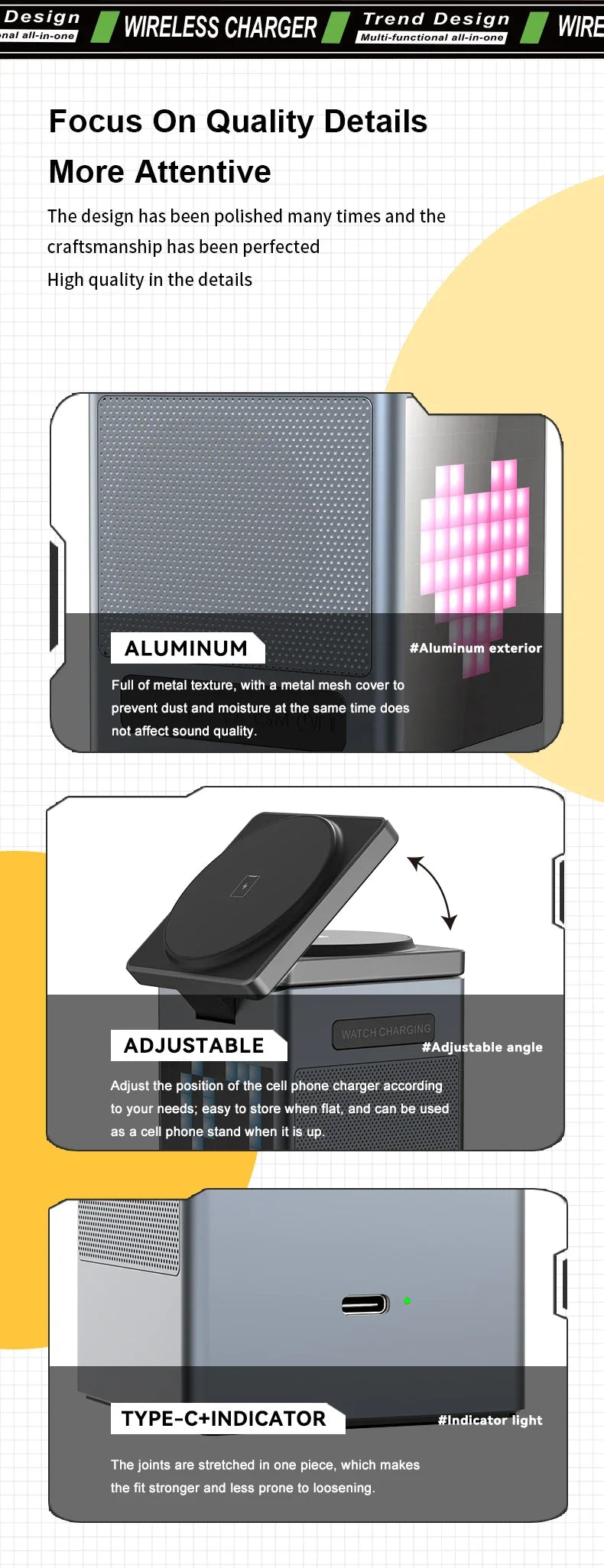 Magnetic Multi-Function Speaker