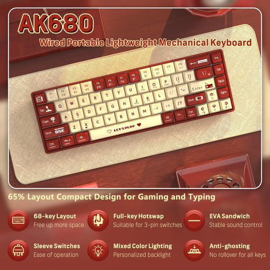 AJAZZ AK680  Gaming Keyboard