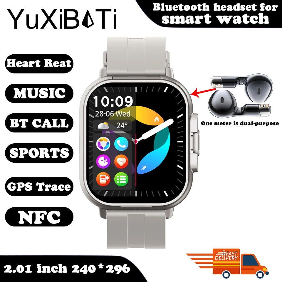 2024 New TWS 2-in-1 Smart Watch