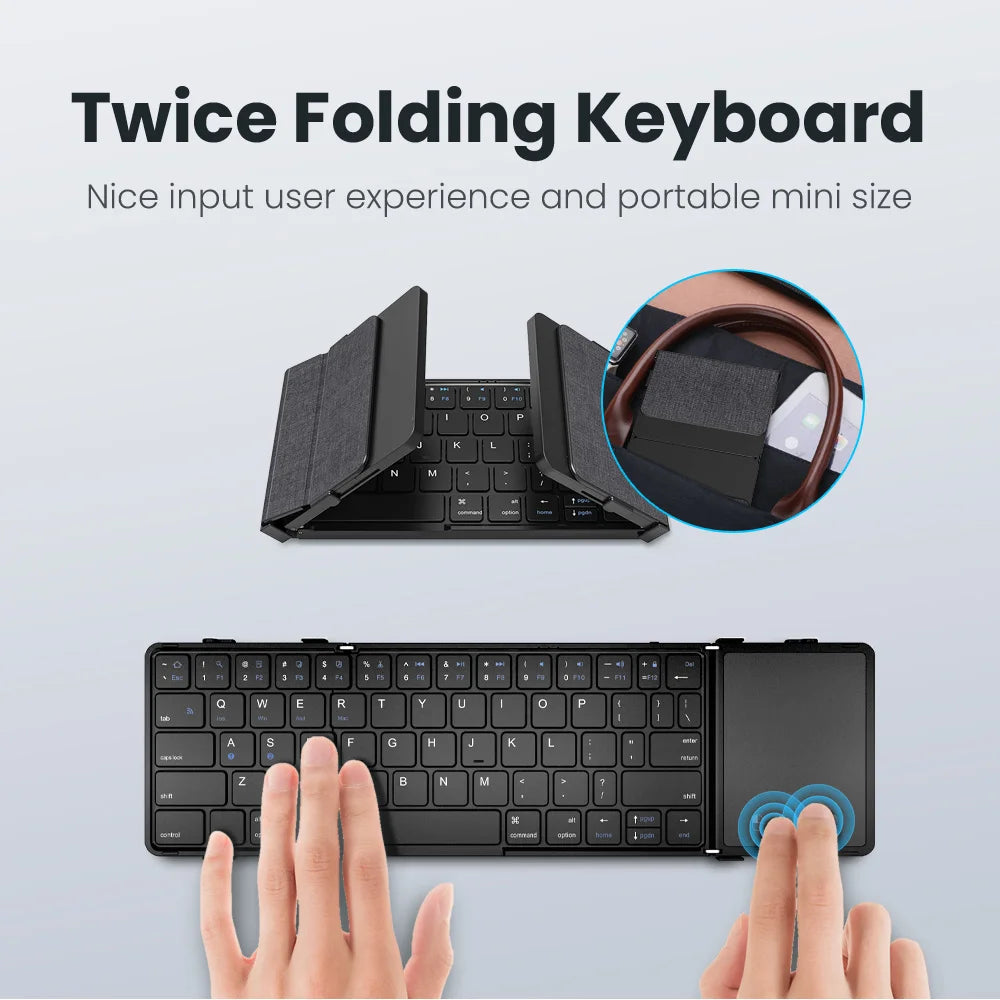 SeenDa Tri-Folding Wireless Keyboard