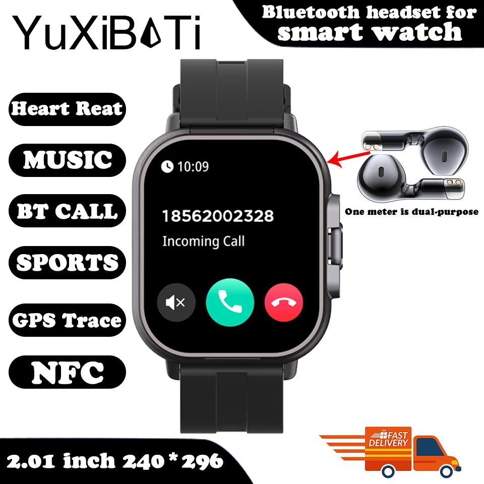 2024 New TWS 2-in-1 Smart Watch