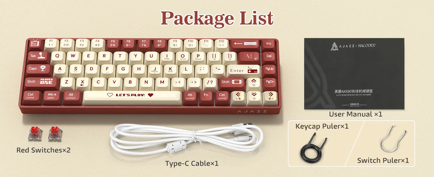 AJAZZ AK680  Gaming Keyboard