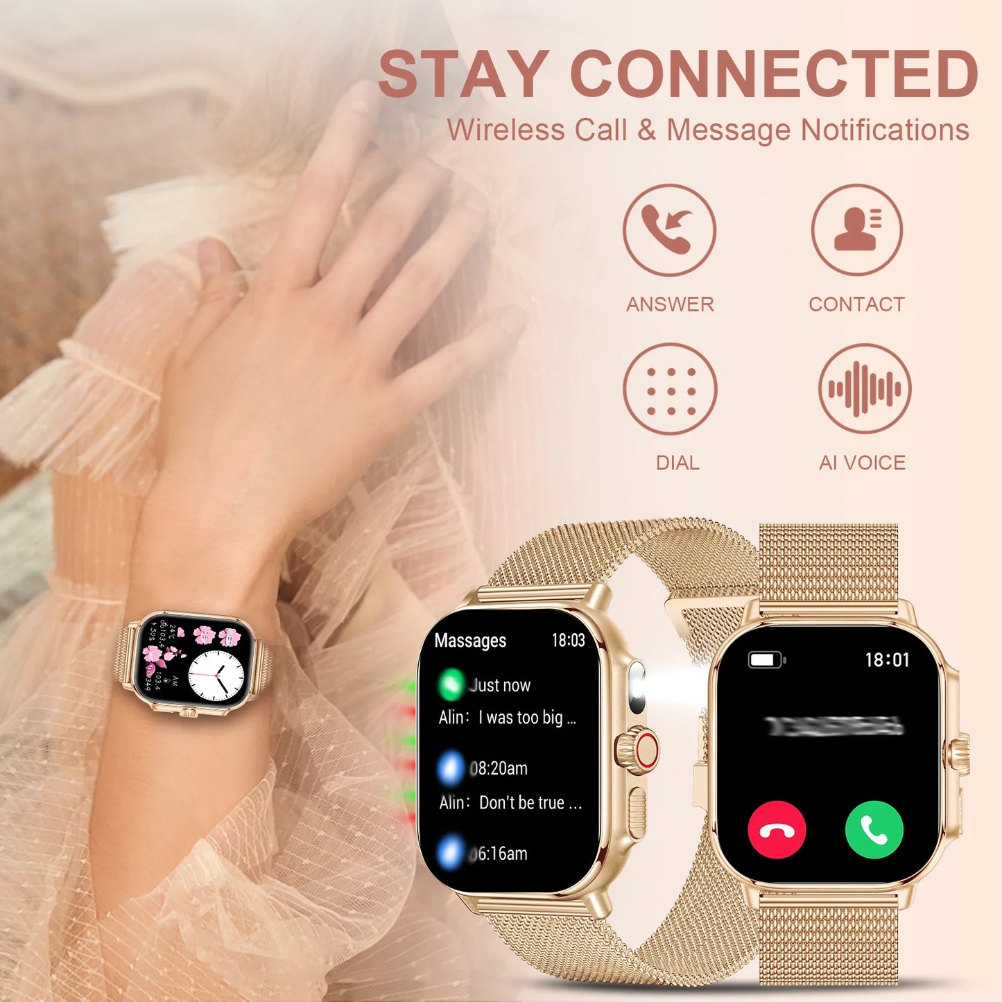 1.95-inch Full Touch Screen Smart Watch