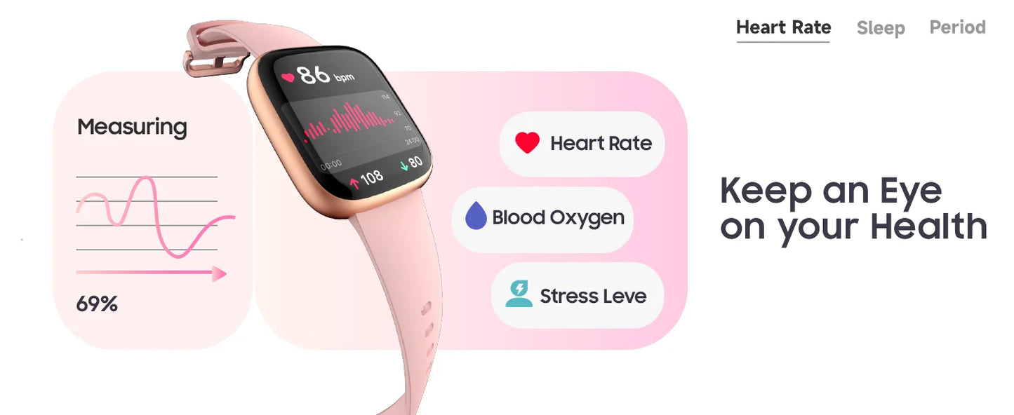 TOOBUR Smart Watch with Alexa Built-In