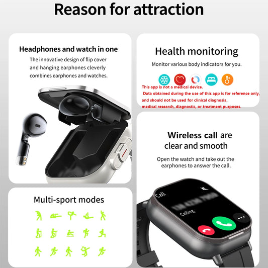 2024 NEW Headset Smart Watch