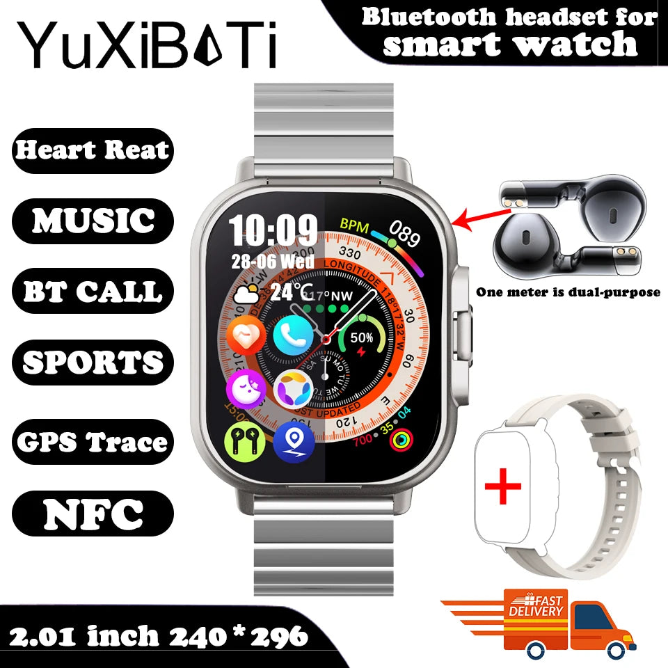 2024 New TWS 2-in-1 Smart Watch