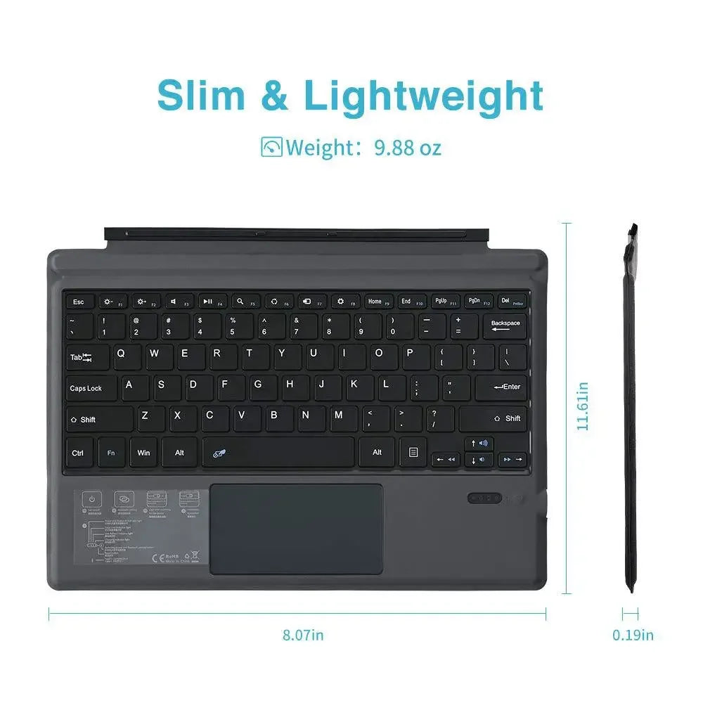 Ultra Slim Wireless Bluetooth Keyboard for Microsoft Surface