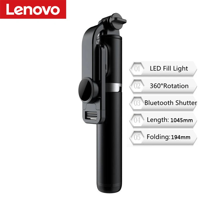 Lenovo Selfie Stick with LED Fill Light