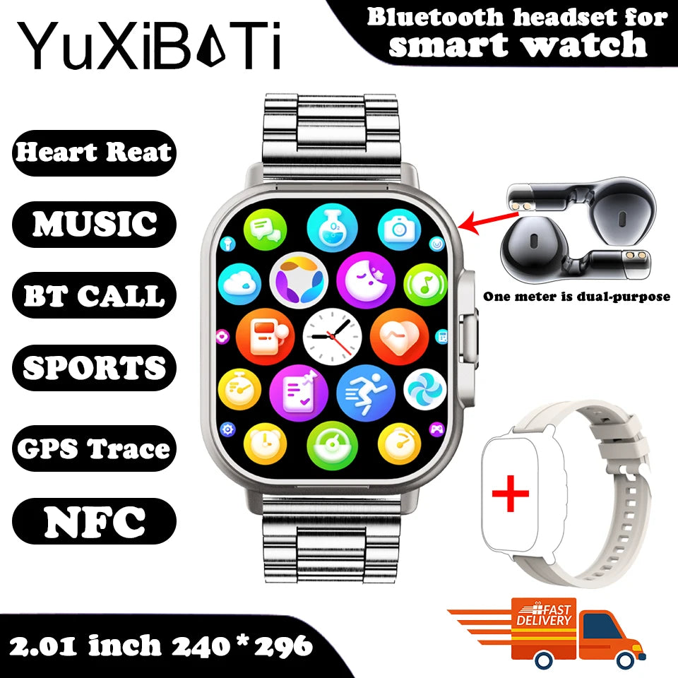 2024 New TWS 2-in-1 Smart Watch