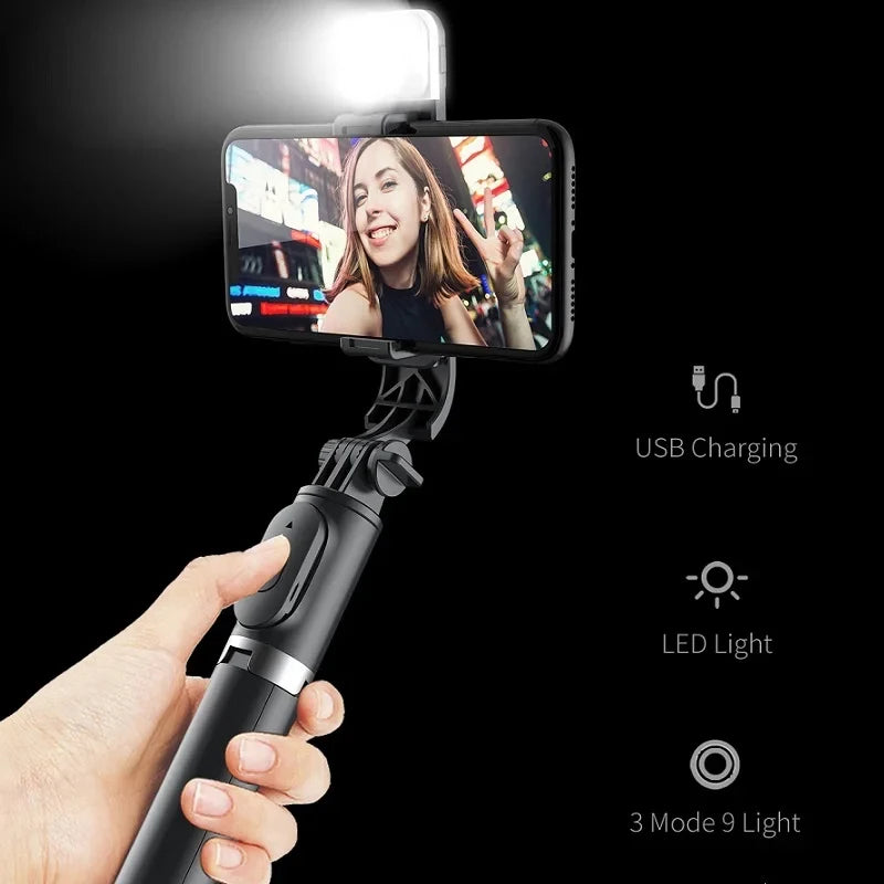 Lenovo Selfie Stick with LED Fill Light
