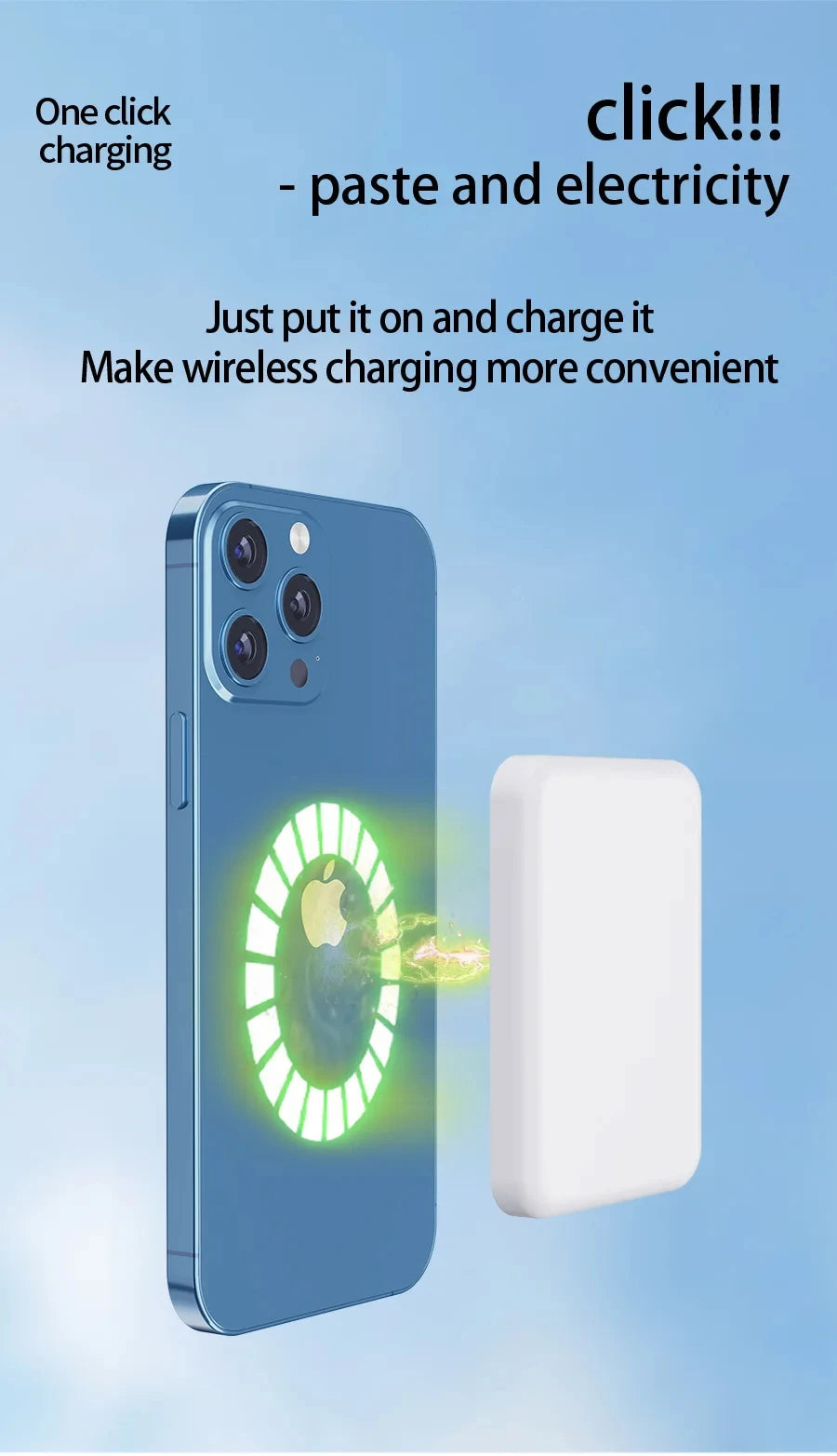 3-in-1 Wireless Magnetic Power Bank