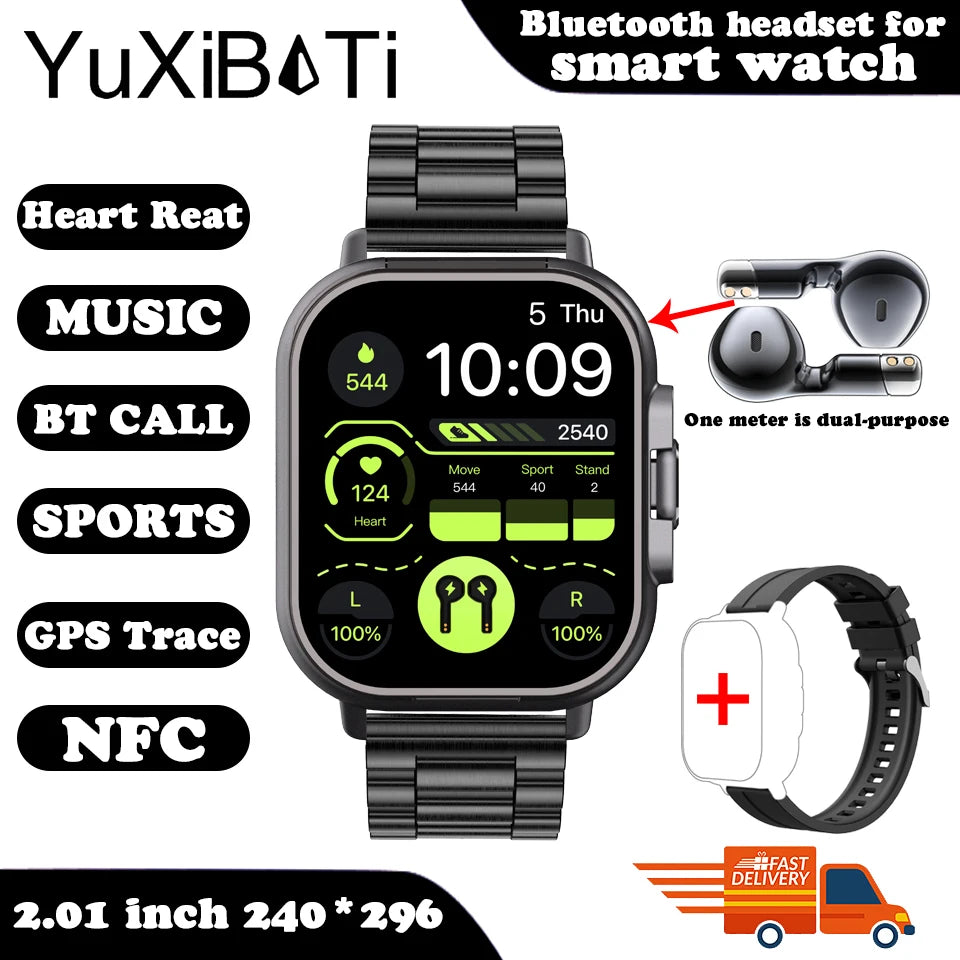 2024 New TWS 2-in-1 Smart Watch