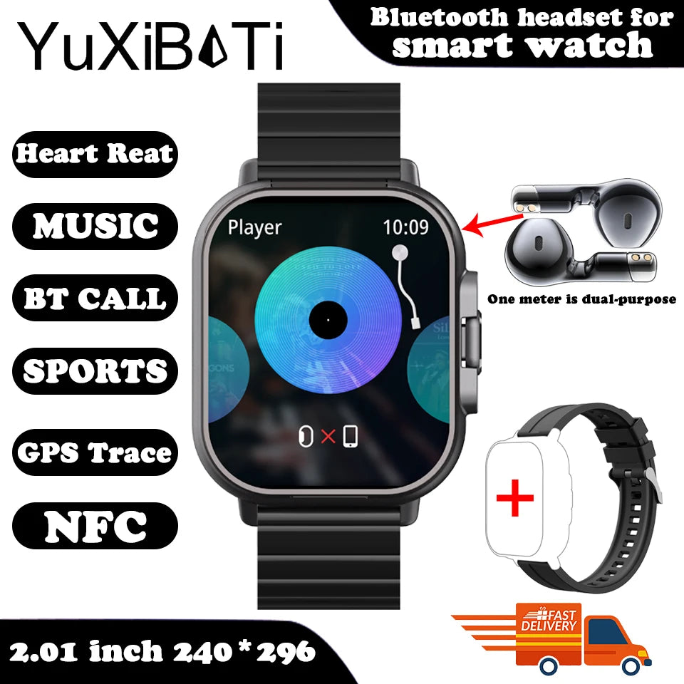2024 New TWS 2-in-1 Smart Watch