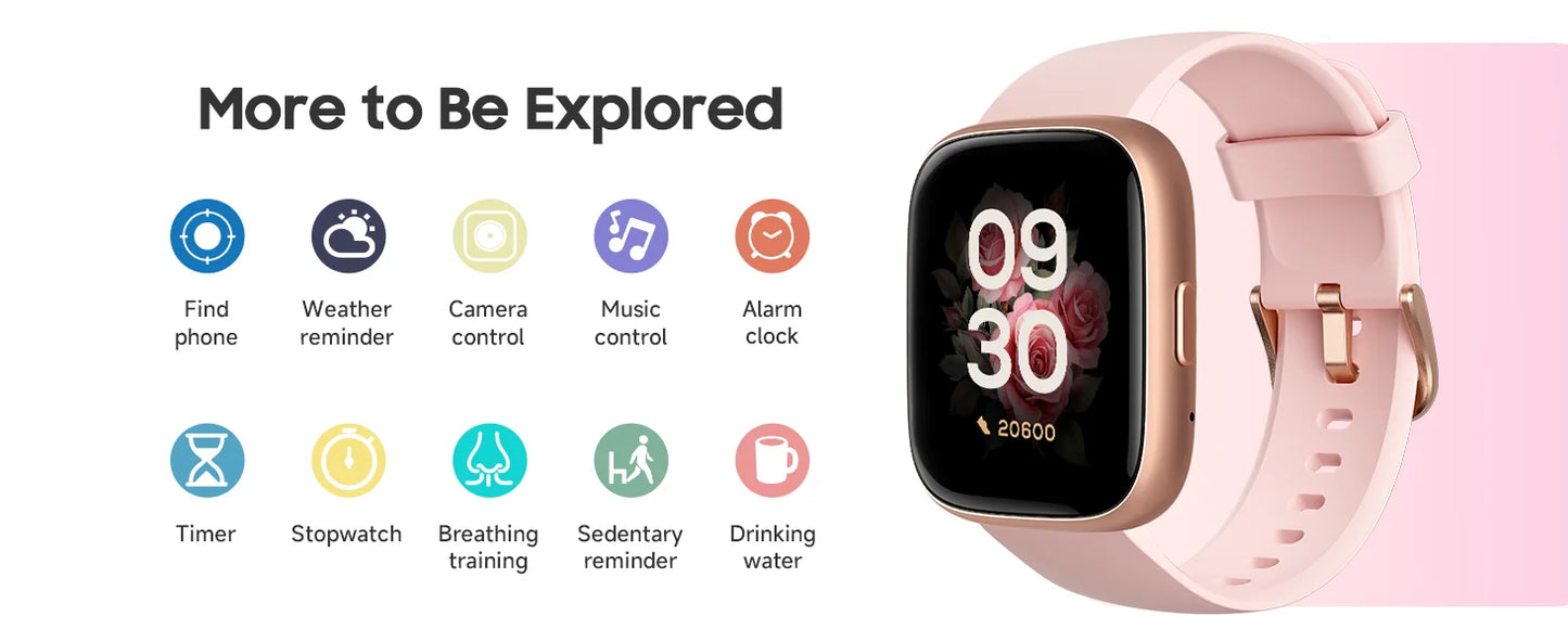 TOOBUR Smart Watch with Alexa Built-In