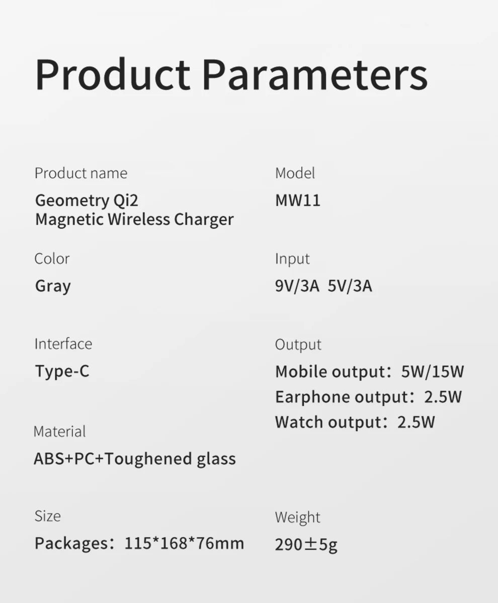 MAXCO Qi2 3-in-1 Charger