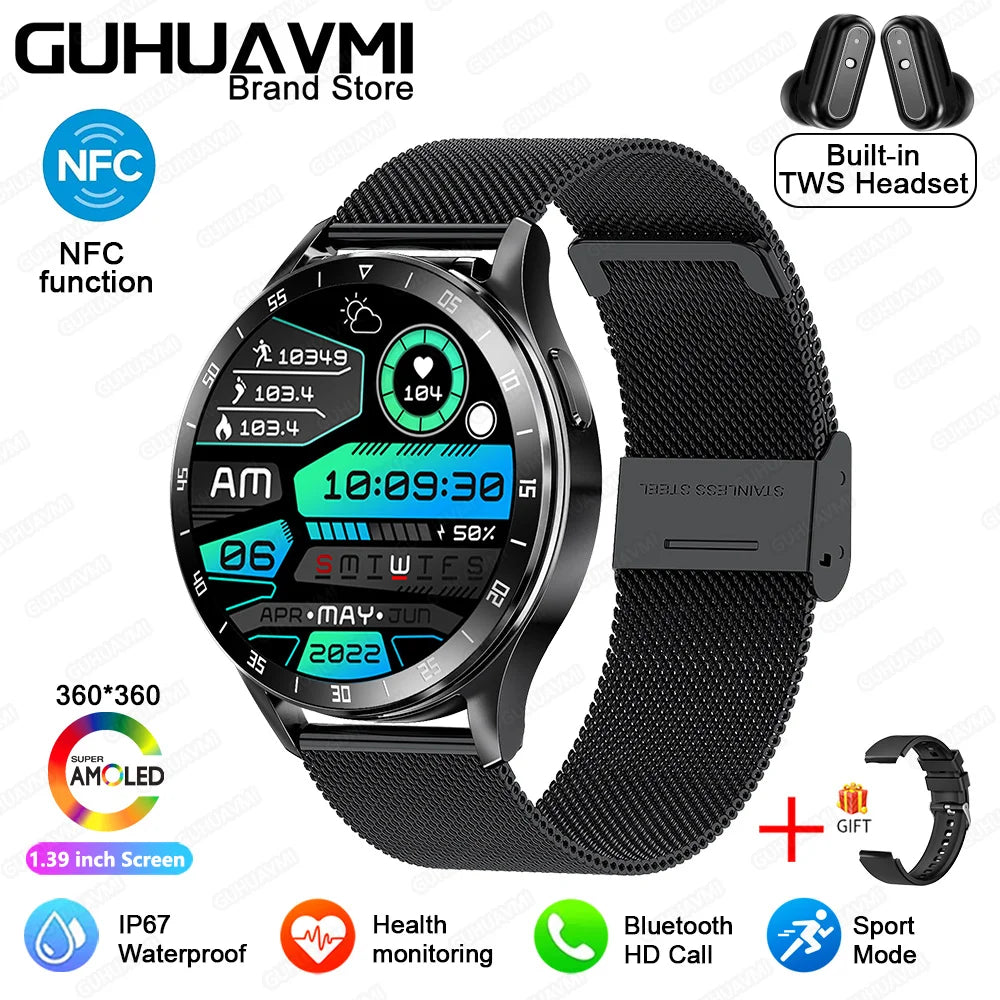 HUAWEI New 2-in-1 Smartwatch with Earbuds