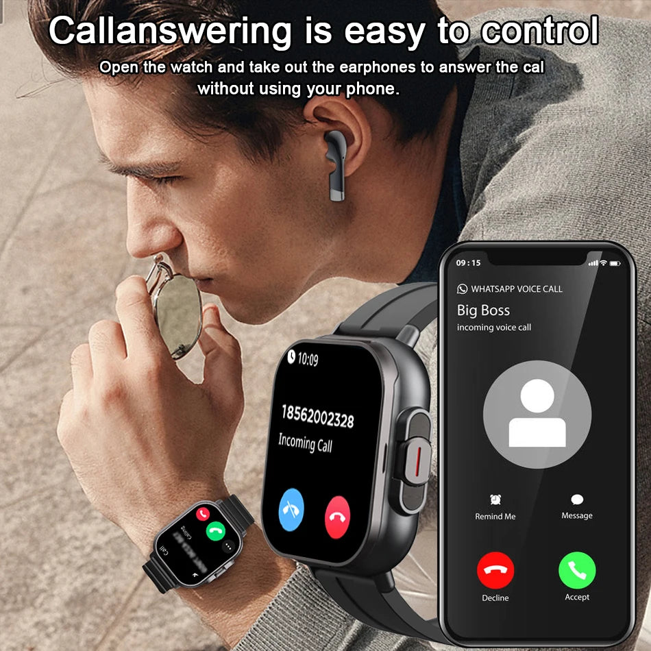 2024 New TWS 2-in-1 Smart Watch