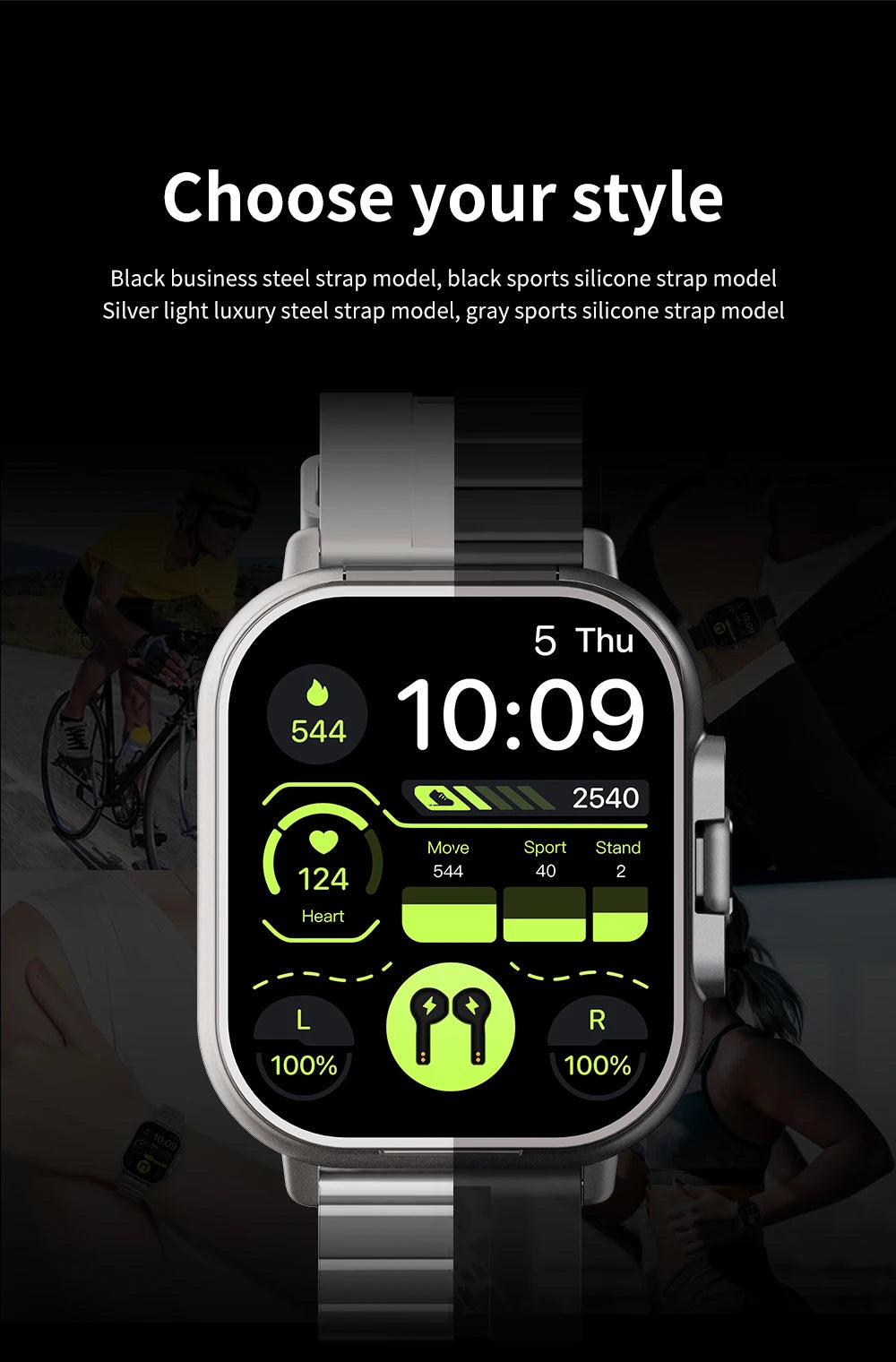 2024 NEW Headset Smart Watch