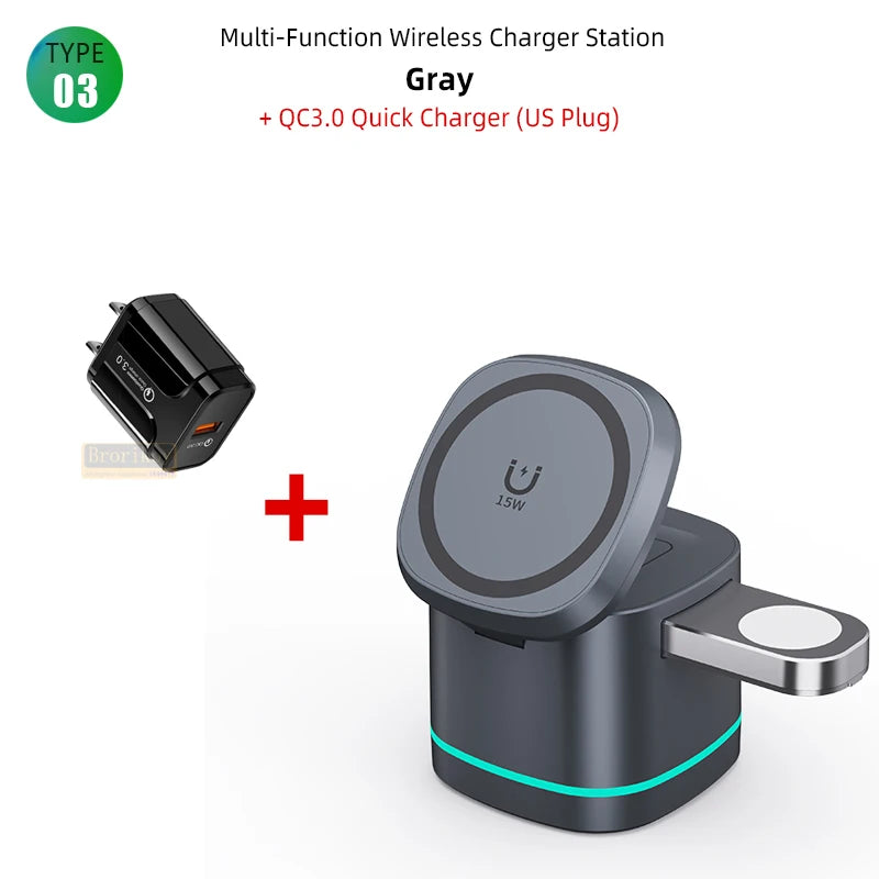 Transparent 3-in-1 Charger
