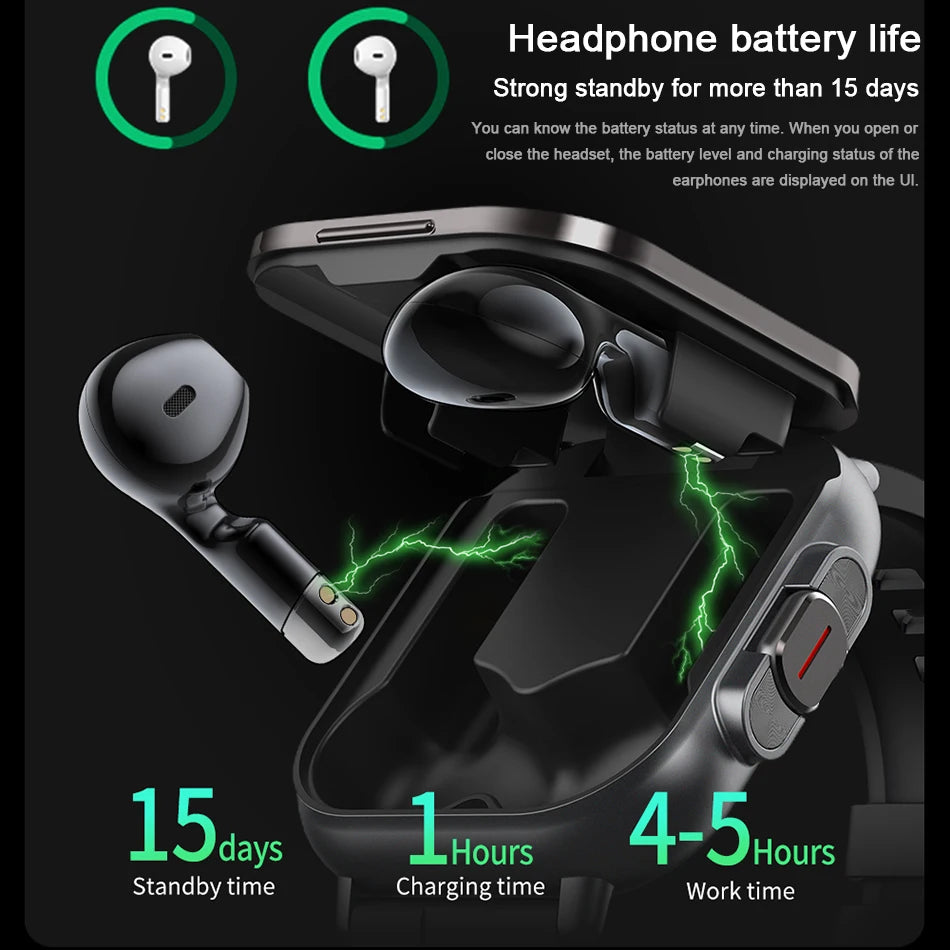 2024 New TWS 2-in-1 Smart Watch