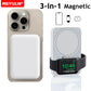 3-in-1 Wireless Magnetic Power Bank