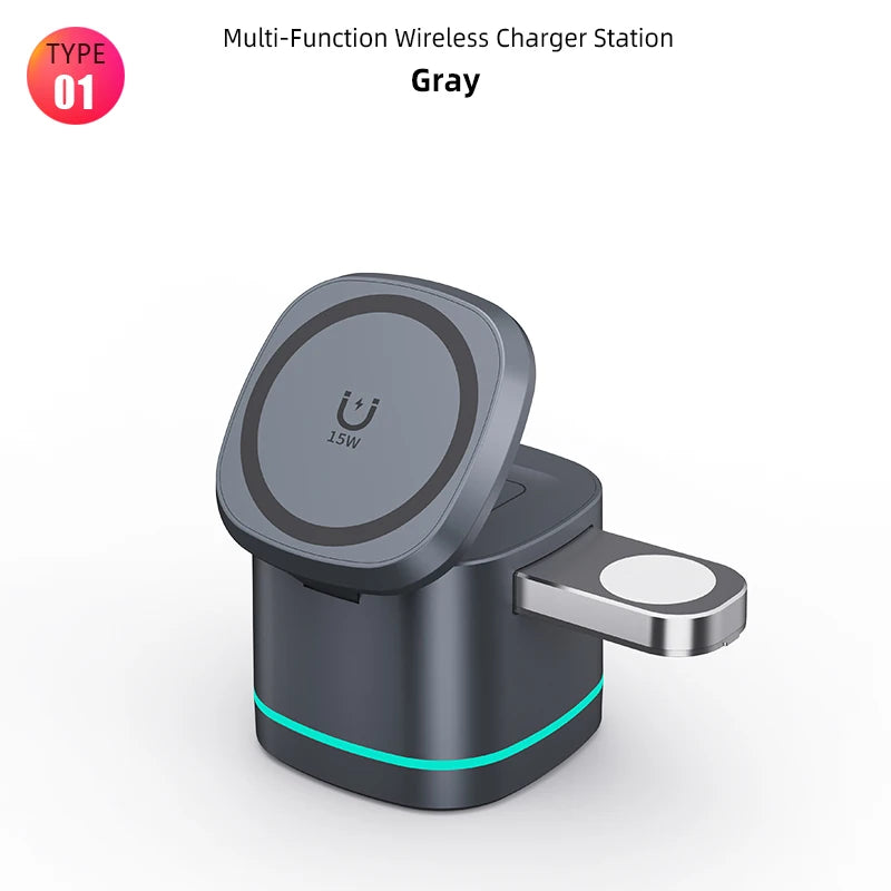 Transparent 3-in-1 Charger