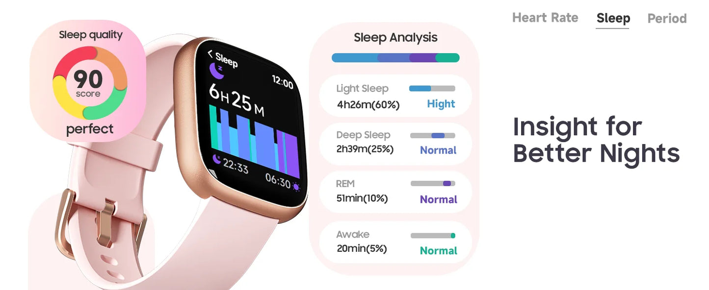 TOOBUR Smart Watch with Alexa Built-In