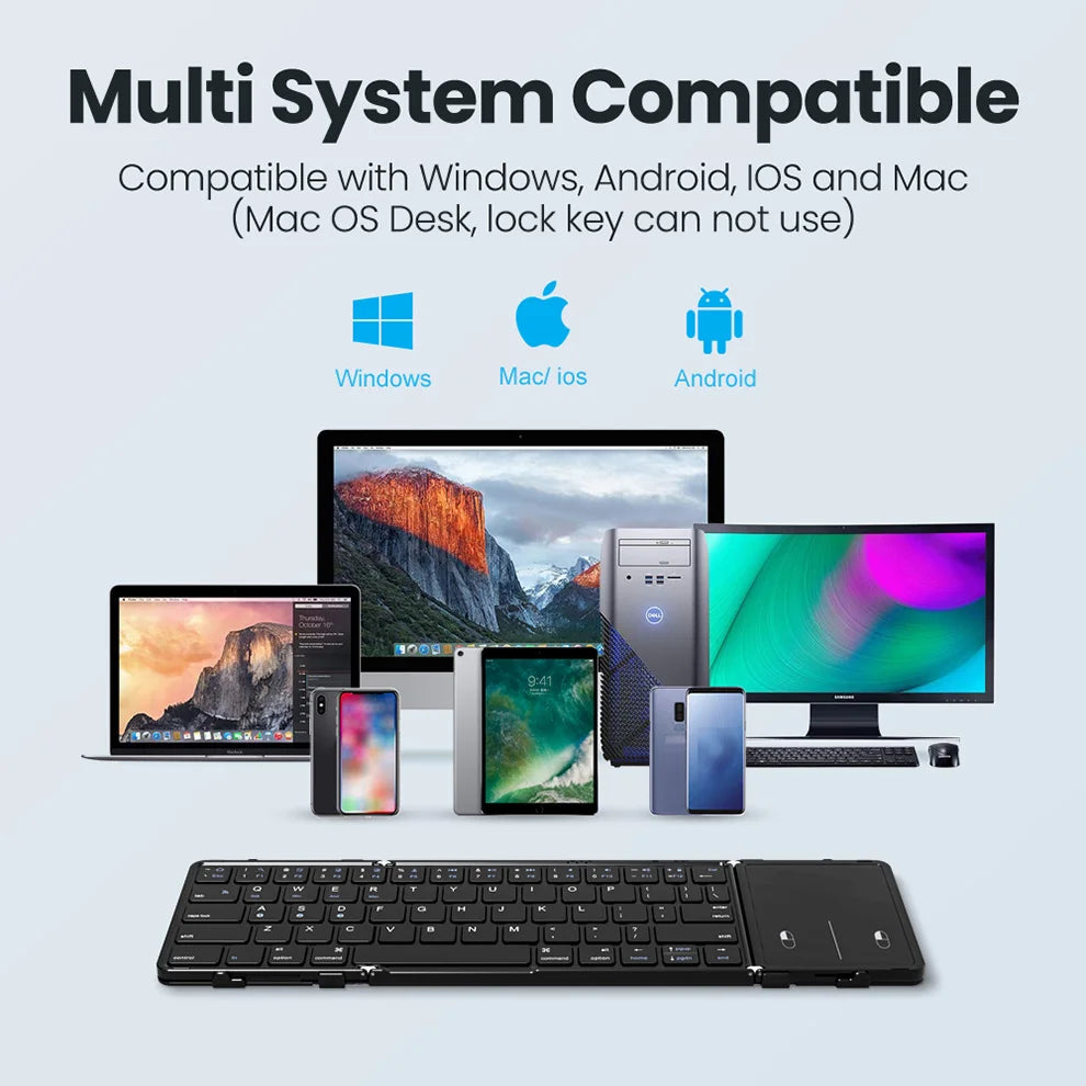 SeenDa Tri-Folding Wireless Keyboard