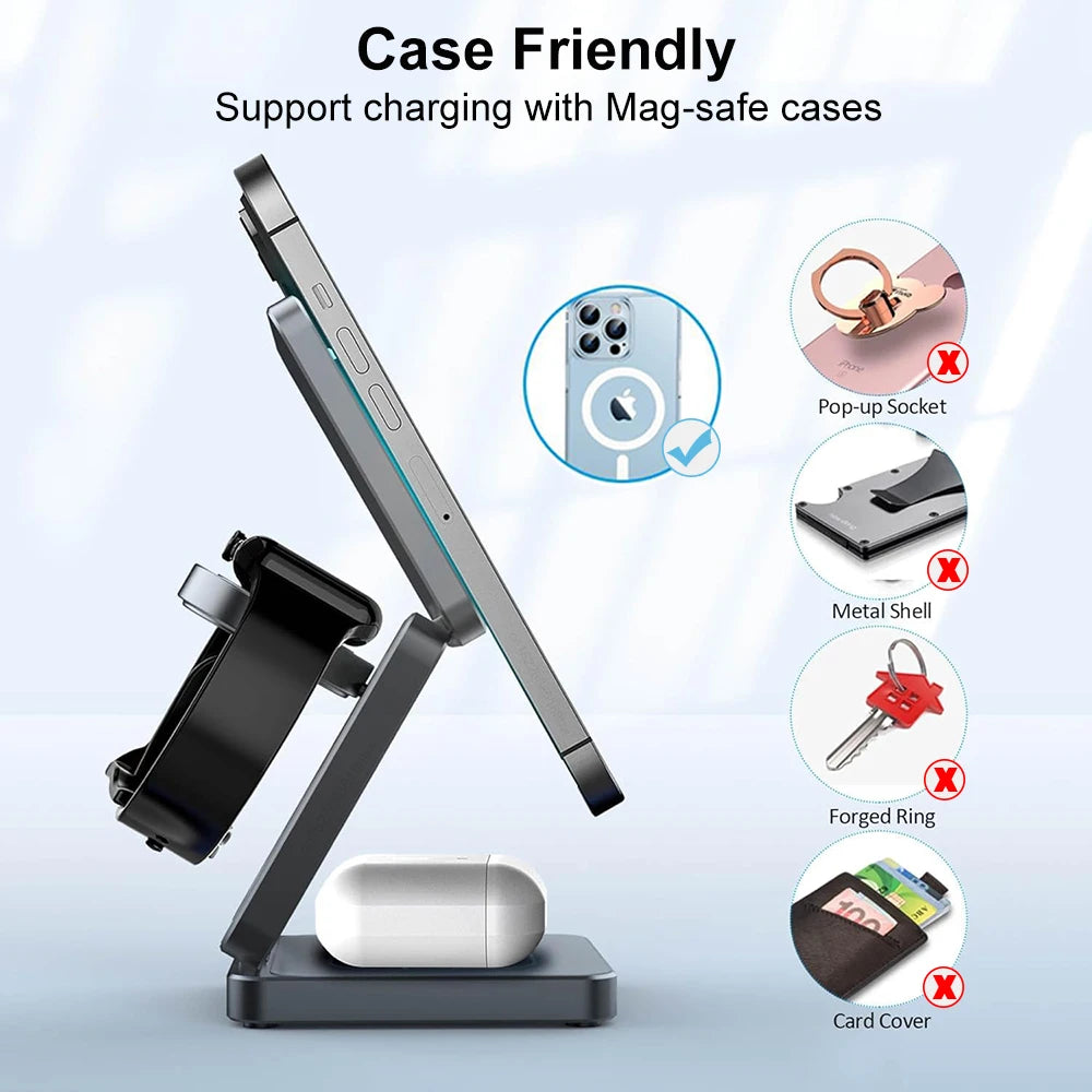 Foldable 3-in-1 Charger